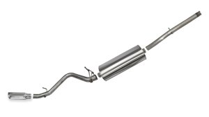 Chevrolet Silverado Performance Exhaust - CORSA Performance - Cat-Back Sport Single Side Exit - Polished - `14-`19